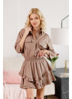 Костюм льон зі спідницею, артикул 5099_5