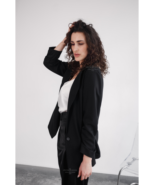Жіночий жакет, чорний та сірий - Артикул 2928_1